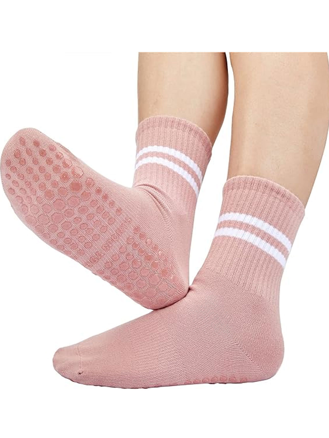 3 Pairs of Yoga Socks, Non-Sli - Yoga Mat 评论和价格