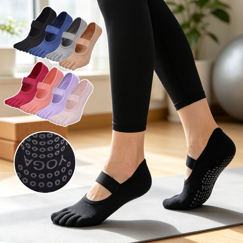 Ladies Five Toe Anti Slip Pila - Yoga Mat 评论和价格