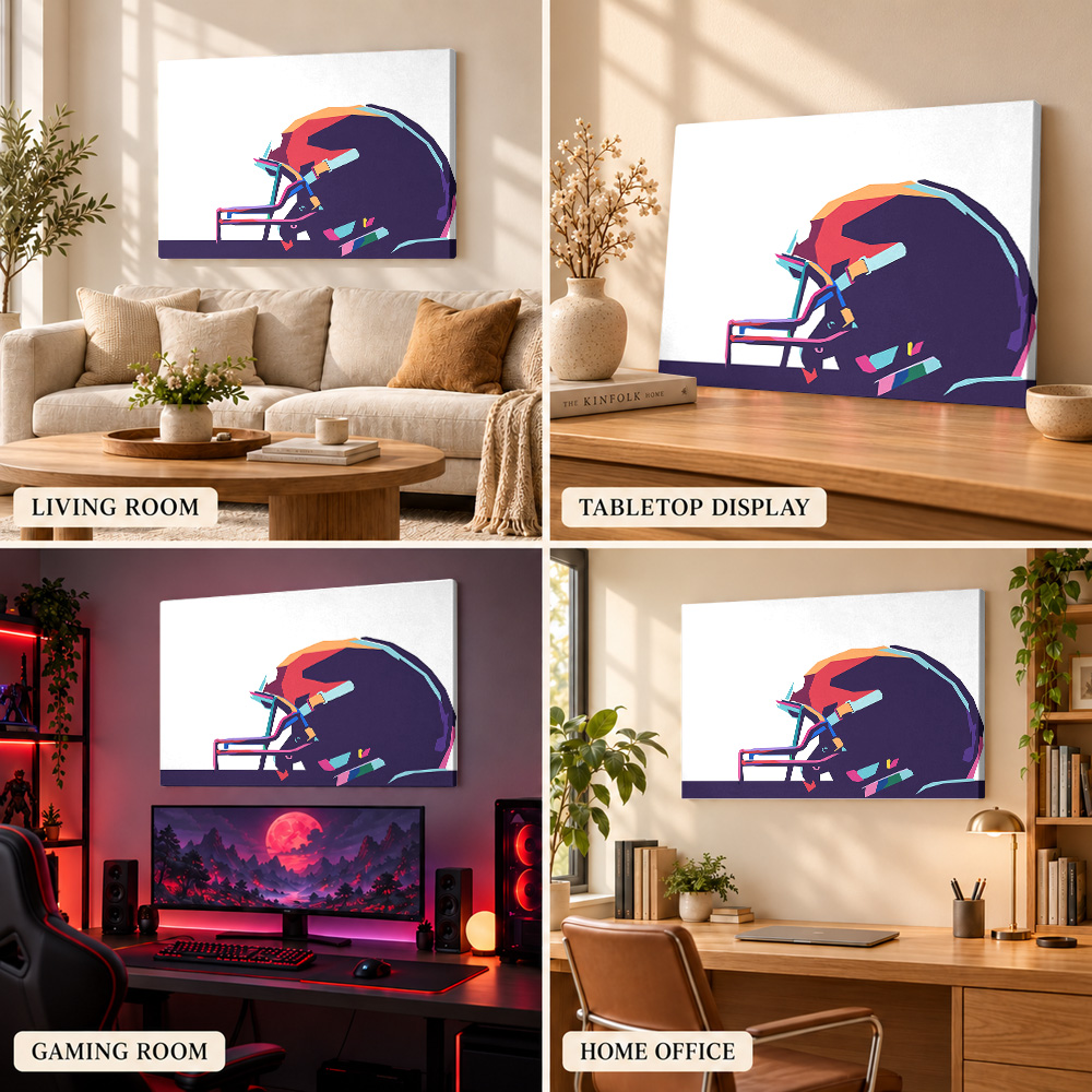 American Football Helmet Galle - Sports Equipment Poster 评论和价格