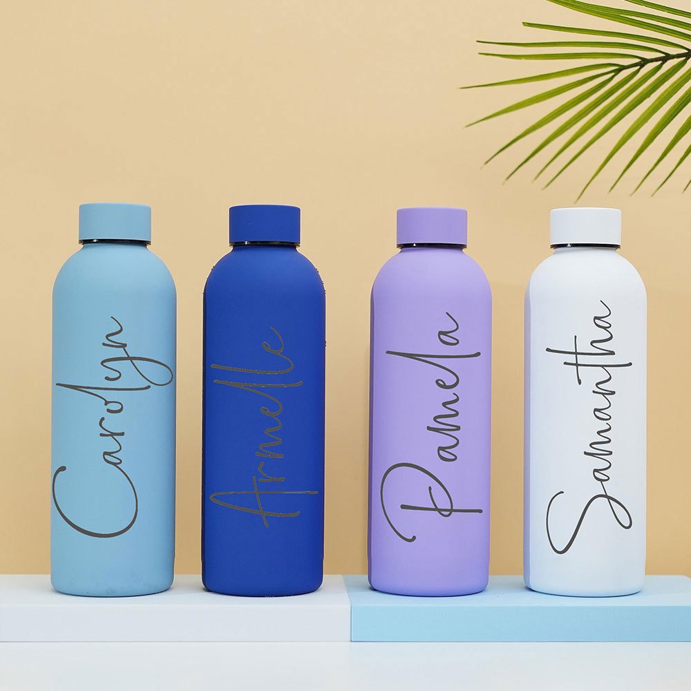 Custom Name Matte Stainless St - Sports Water Bottle Insulated 评论和价格