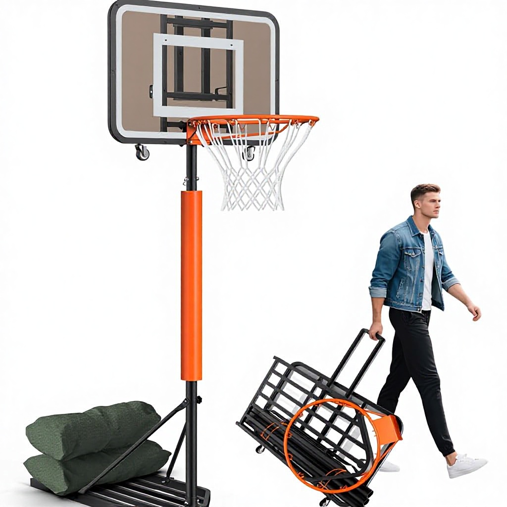 Adjustable Portable Basketball - Basketball Hoop 评论和价格